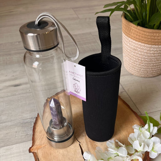 Amethyst calming water bottle