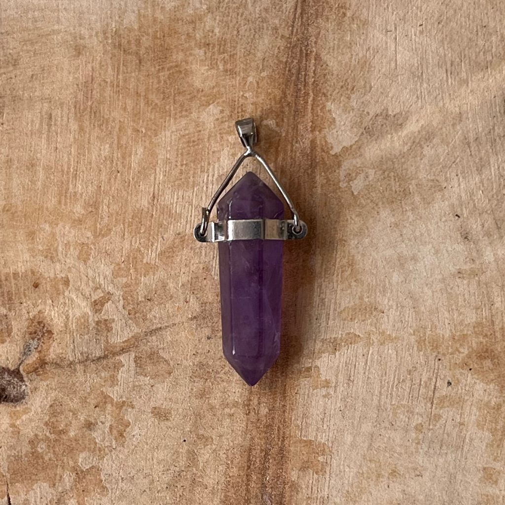 Amethyst point pendant (no chain)