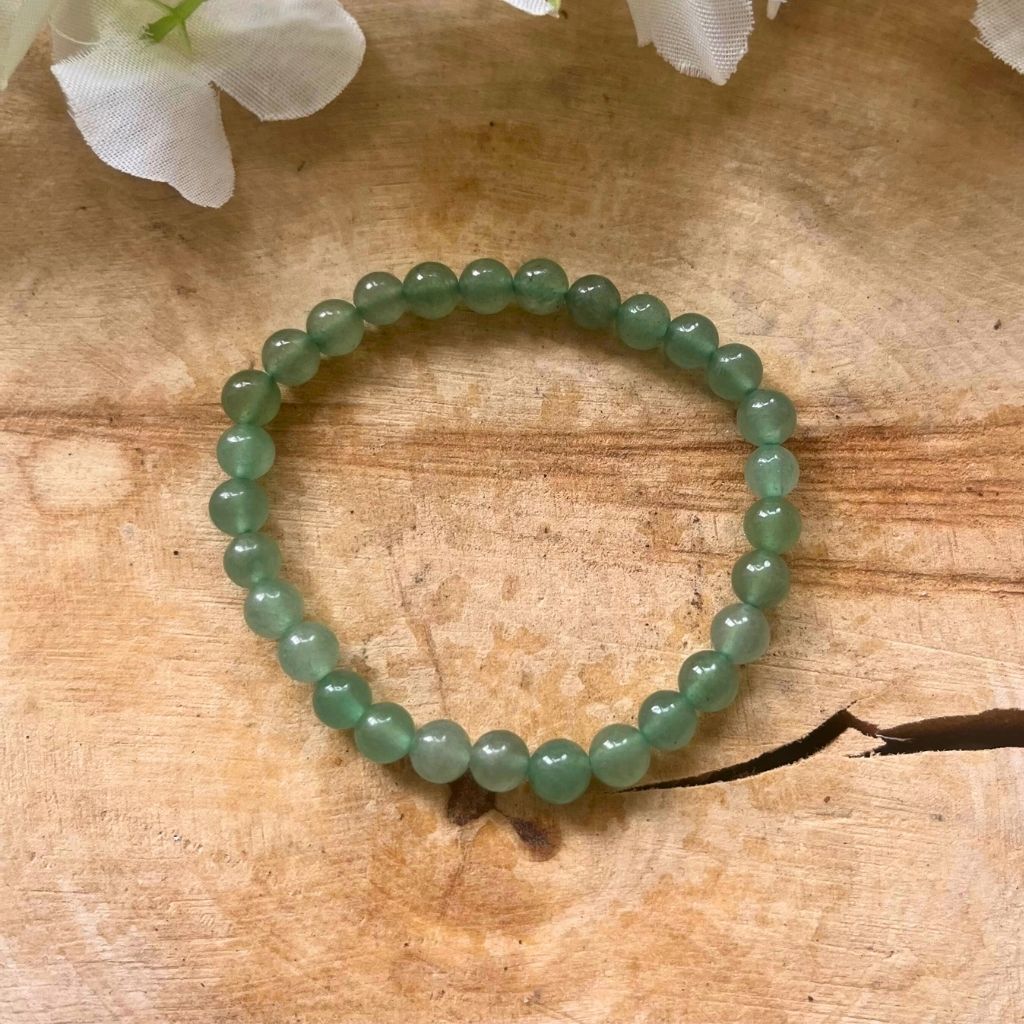 Aventurine Gemstone Beaded Bracelet