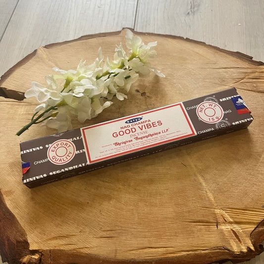 Satya Incense Sticks (15g) Nag Champa Good Vibes