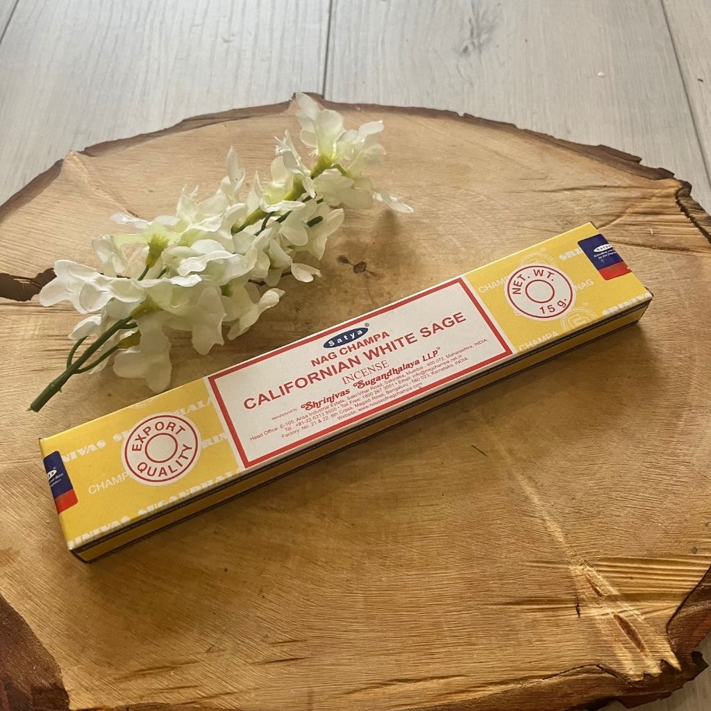 Satya Incense Sticks (15g) Nag Champa Calif White Sage