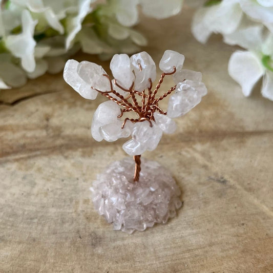 Mini crystal gem tree - crystal quartz