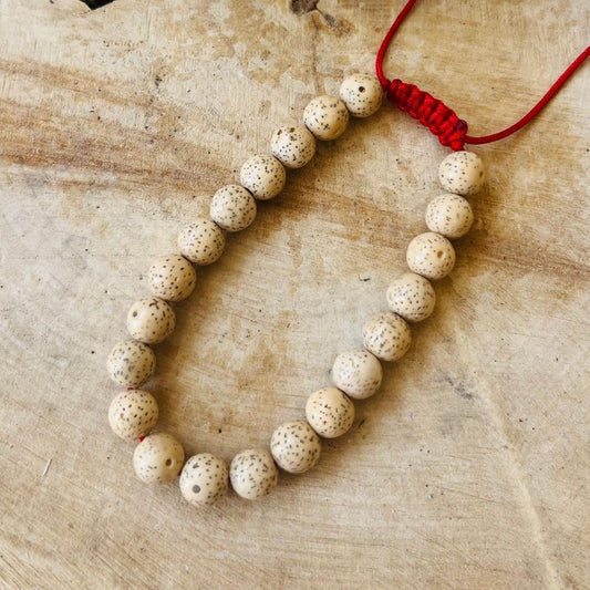 Picture jasper gemstone beaded bracelet